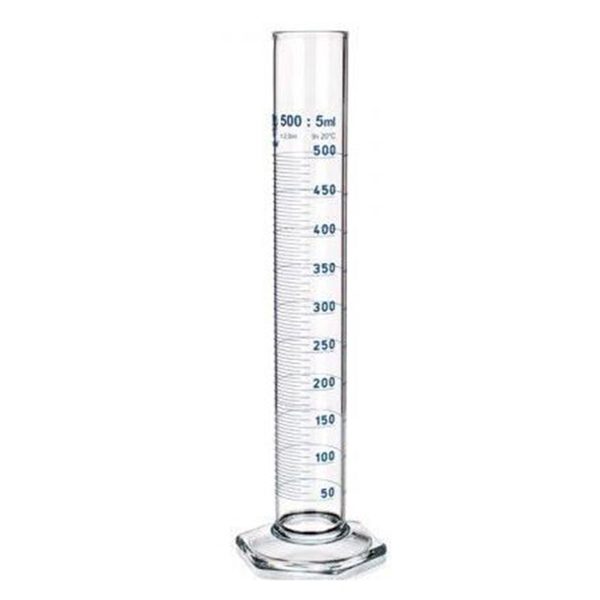 Laboratory glassware measuring cylinder
